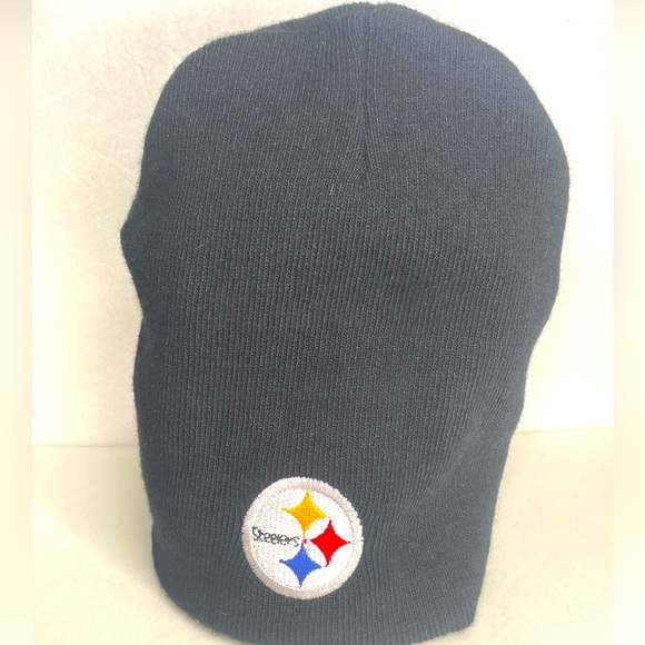 NFL Officially Licensed Pittsburgh Steelers Knit Beanie Embroidered Logo Hat Cap - Picture 1 of 7